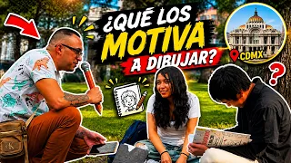 RETÉ A DESCONOCIDOS A DIBUJAR EN LA CALLE 🎨🔥