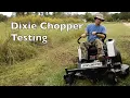 Dixie Chopper Maintenance and Testing