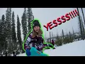 Sledding at Santiam Snow Park - Oregon