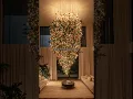 Turning DIY Christmas on its head with a ceiling suspended upside down Christmas tree