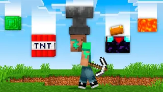 Minecraft, Pero LLUEVEN Bloques Aleatorios!