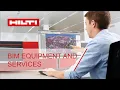 Hilti BIM equipment and services design optimization introduction