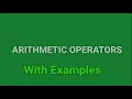 SQL tutorial 14 Arithmetic in SQL ARITHMETIC OPERATORS in hindi