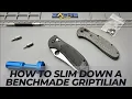 Benchmade Griptilian Slim Carbon Fiber Scales Death Grip Scales
