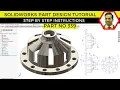 SolidWorks Part Design Tutorial Revolve Extrude Cut Circular Pattern Part No 339