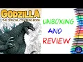 Godzilla Coloring Box Unboxing