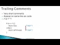 Java Programmimg 095 Coding Conventions - Comments Demo mp4