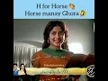 Download Lagu Aangan || Funny Scene || Chammi || H For Horse Horse Many Ghora ||🤣