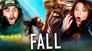 FALL (2022) MOVIE REACTION – WE DID NOT EXPECT TO BE SO STRESSED – FIRST TIME WATCHING – REVIEW