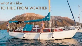 BOAT LIFE: when you have to hide from weather [ep. 50]