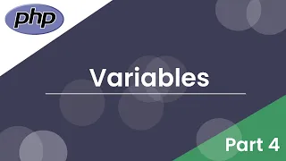 Learn PHP Variables Php Somali Tutorials Part 4