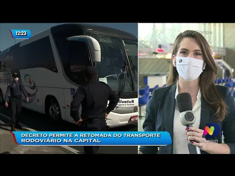 Decreto permite a retomada do transporte rodoviário em Florianópolis