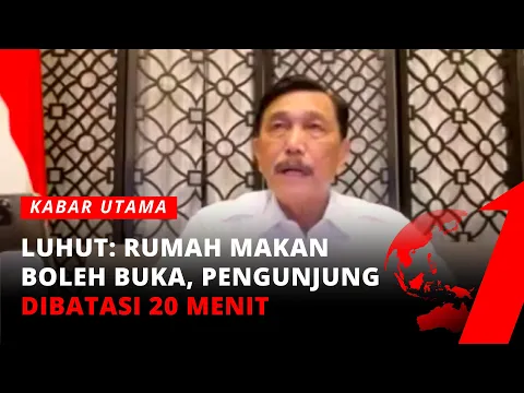 Menko Marves & Menko Perekonomian Membahas Detail Perpanjangan Masa PPKM Level 4