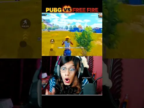 Pubg Player 🤡 Free Fire player ☠️ #freefire #freefirevspubg #gaming #comparison #viralshorts #shorts
