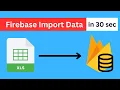 Firebase Import Data CSV - How to Import CSV file to Firebase Database Firestore DB