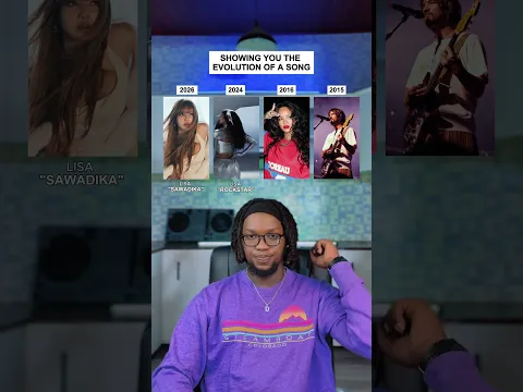 Showing You The Evolution Of A Song: LISA "SaWaDiKa" #shorts #lisa #blackpink #SaWaDiKa
