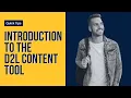 Introduction to the D2L Content Tool