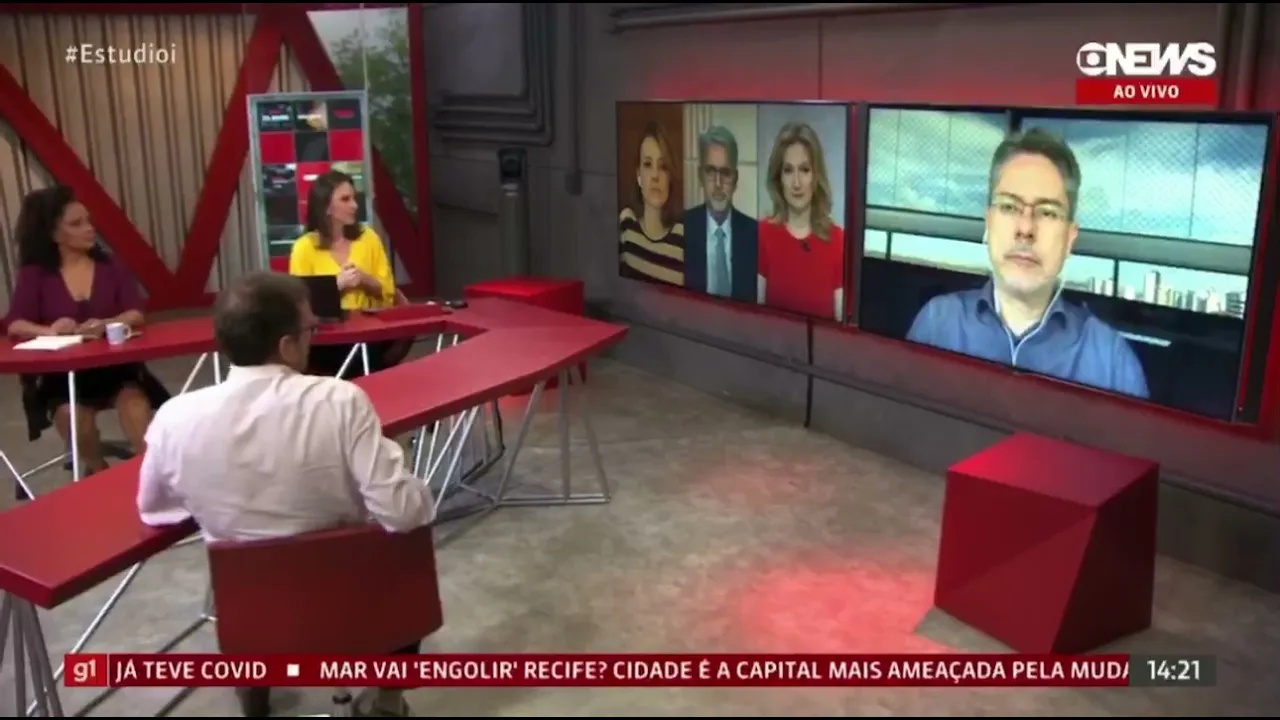 Entrevista ao programa Estúdio I na GloboNews 13.10