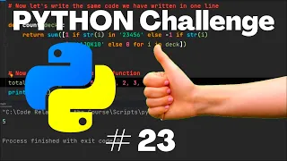 Python Challenge No - 23