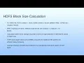 FS Block Size Calculation Lecture 23 MapReduce-Tutorial