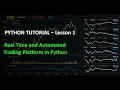 Python for Finance - Introduction and Getting Real Time Stock Data
