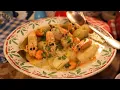 Lagu Mon POT-AU-FEU DE SAINT-JACQUES ET GAMBAS à la crème - Une vraie folie ! sur Gourmandises TV