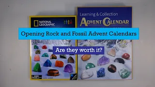 Opening Rock Advent Calendars 2023 Week 1