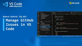Source Control Tip 13 Manage GitHub Issues in VS Code