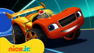 بلايز والشاحنات العملاقة بلايز يتحول إلى سيارة سباق باستخدام العلم Nick Jr Arabia  بلايز والشاحنات العملاقة بلايز يتحول إلى سيارة سباق باستخدام العلم Nick Jr Arabia
