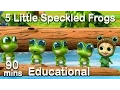 Download Lagu 5 Little Speckled Frogs + 90 min Nursery Rhymes Compilation Learn Counting and Colors