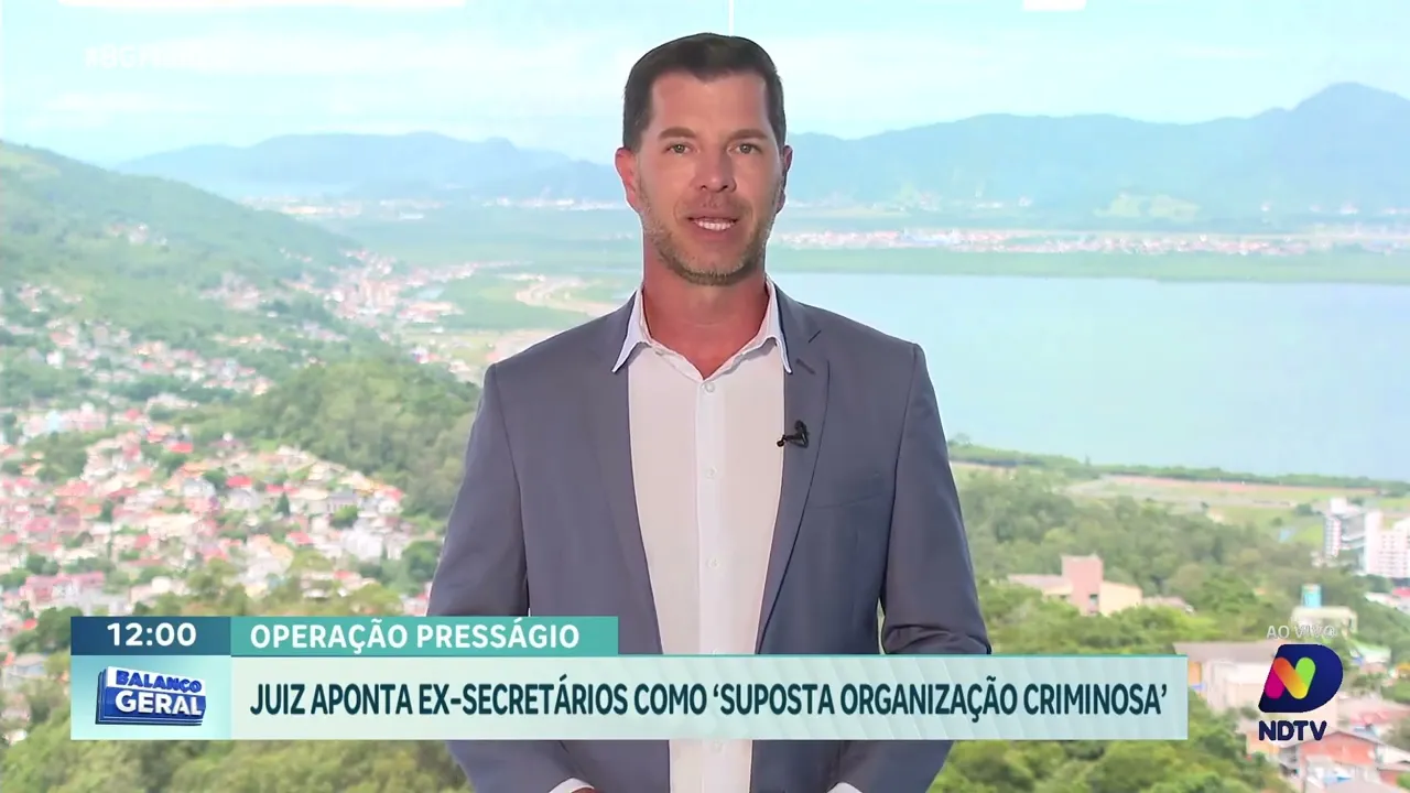 Operação Presságio: Juiz identifica ex-secretários em possível esquema criminoso, em Florianópolis
