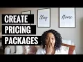 EVENT PLANNING PRICING PACKAGES Tutorial