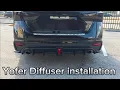 Installing a Yofer Diffuser Rear Canards on a Nissan Altima