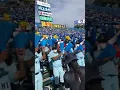 近江高校　アルプス席応援　ファイヤーボール
