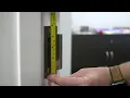 Measuring A Strike Plate For Door Installation PT 07 How To Replace A Door