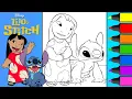 How To Color Lilo And Stitch From Disney - Coloring Page For Kids