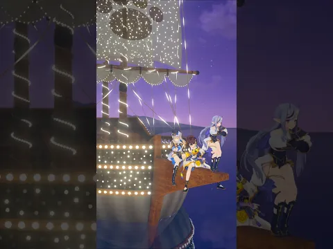 夜の踊り子 meme⛵|#shorts #夜の踊り子 #にじさんじ #踊ってみた|栞葉るり 司賀りこ 竜胆尊