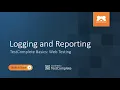 Logging and Reporting TestComplete Basics Web Testing