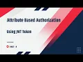Attribute Based RBAC Authorization Using JWT Token in C Step By Step Tutorial NET Web API