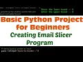 Email Slicer in Python Python Basics for Beginners