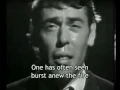 Lagu Ne me quitte pas (Jacques Brel) - [English subtitles]
