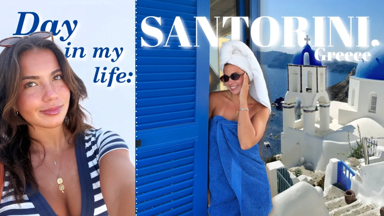 A DAY IN SANTORINI, GREECE || Living a Mamma Mia dream