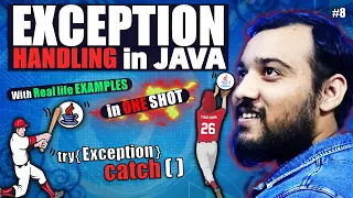 Java Exception Handling in ONE SHOT Java Developer Series with Real Life Examples