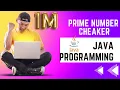 Java Prime Number Checker Tutorial with User Input Java Programming for Beginners