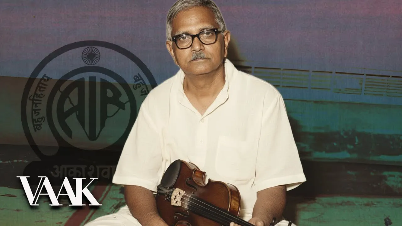 Papa KS Venkataramiah, All India Radio, Madras, 26.6.1965 | Family Archives of V Thyagarajan