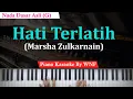 Download Lagu Marsha Zulkarnain - Hati Terlatih Karaoke Female Key + Chord | Piano Karaoke