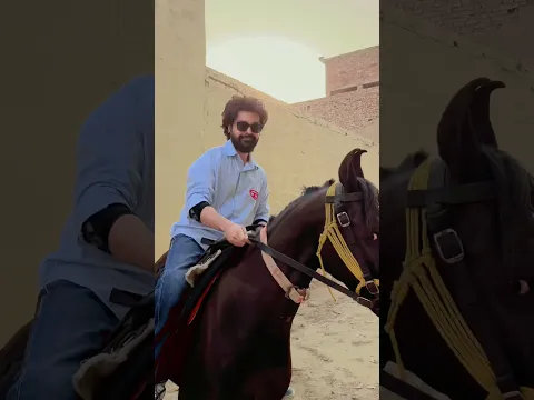 One day before the Race Scene #jairandhawa #ishqnama #horse #race
