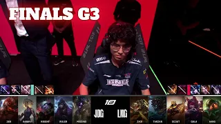 JDG vs LNG - Game 3 | Grand Finals LPL Summer 2023 Playoffs | LNG Gaming vs JD Gaming G3 full