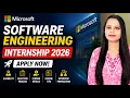 Microsoft Internship 2026 Software Engineering Intern Roles Skills Interview Preparation