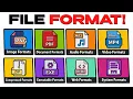 Every File Format Explained in 11 Minutes